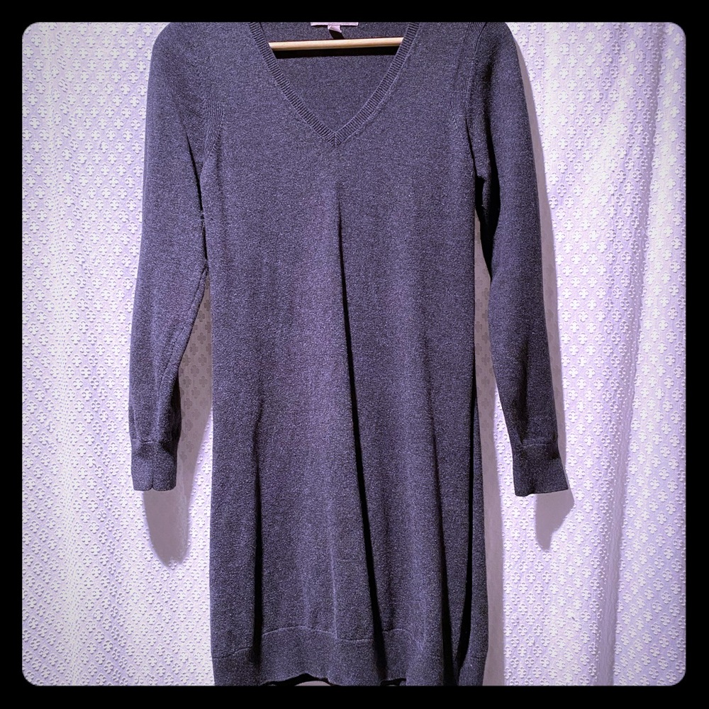 Banana Republic Gray Sweater Dress